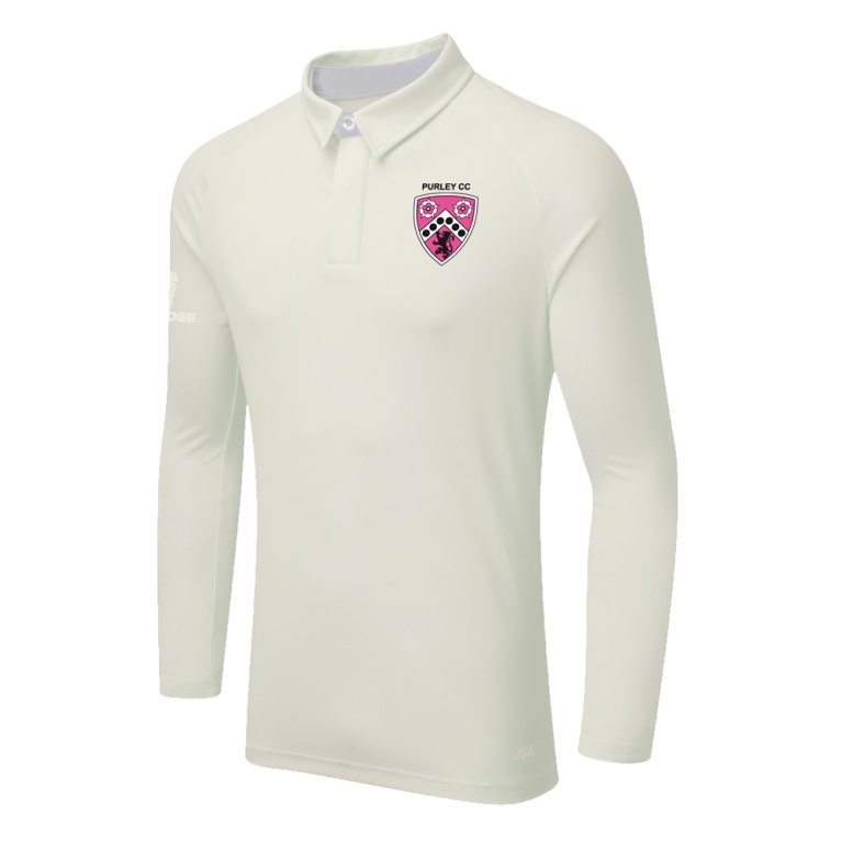 DUAL LONG SLEEVE CRICKET SHIRT (WOMENS)-Ivory